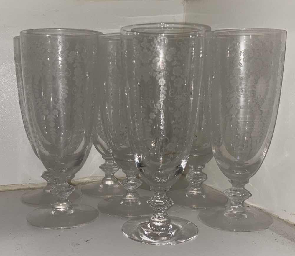 Photo 1 of SPRINGTIME COLLECTION BY TIFFIN-FRANCISCAN ICED TEA GLASSES 7”, SET OF 8