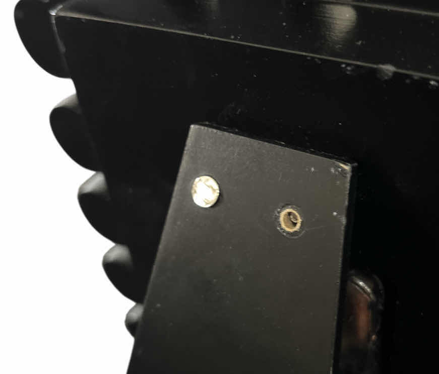 Photo 1 of FAYWOOD SILVER MIRRORED TABLETOP CLOCK 9” X 11”