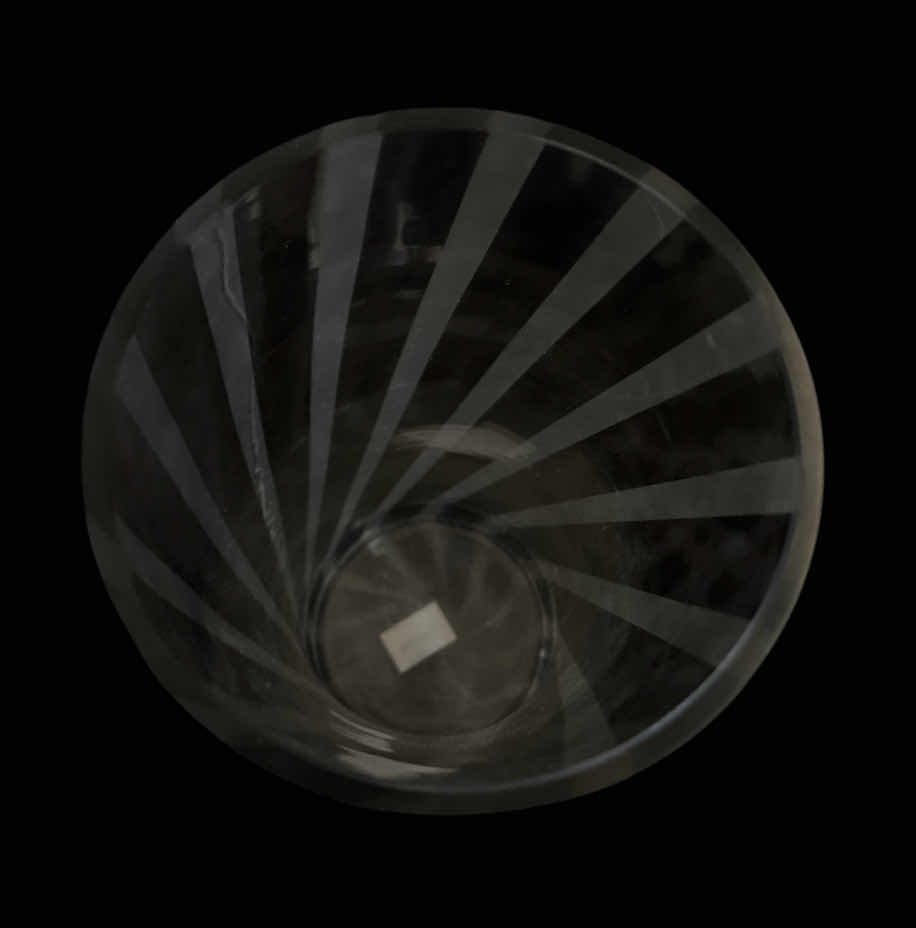 Photo 1 of EVELYN METALLIC STRIPED FLORAL VASE BY DEBI LILLY 15.75”