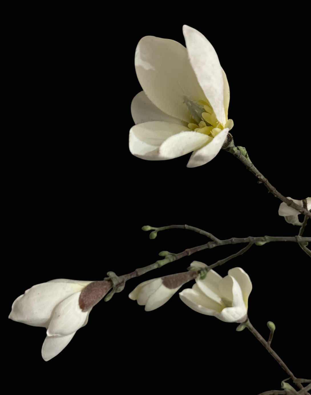 Photo 1 of 37” FAUX FLORAL ARRANGEMENT W PIER 1 IMPORTS 12” MOSAIC VASE