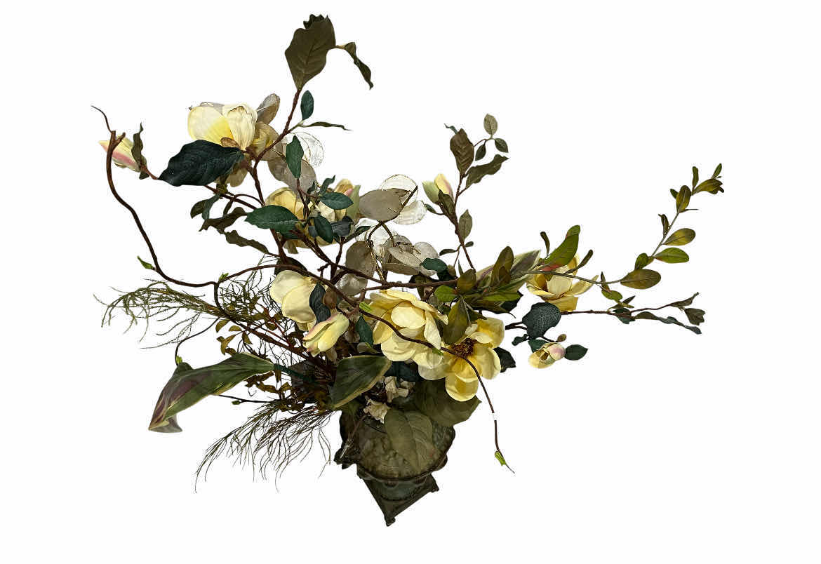 Photo 1 of AUTUMN FLORAL DECOR W AGED FINISH URN 34” X 45”