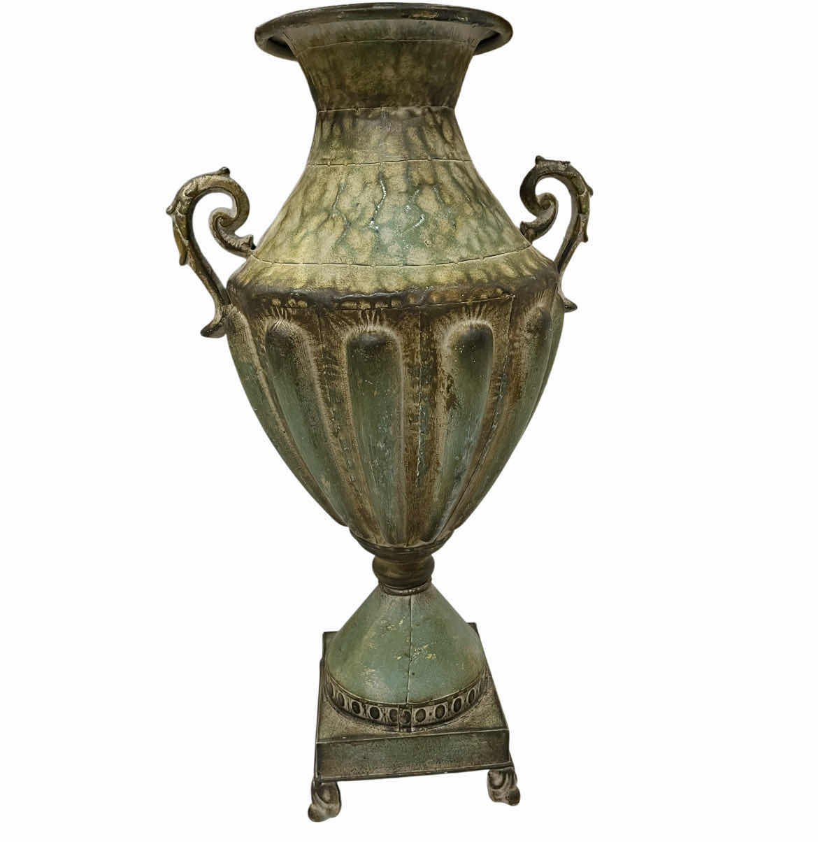 Photo 1 of AUTUMN FLORAL DECOR W AGED FINISH URN 34” X 45”