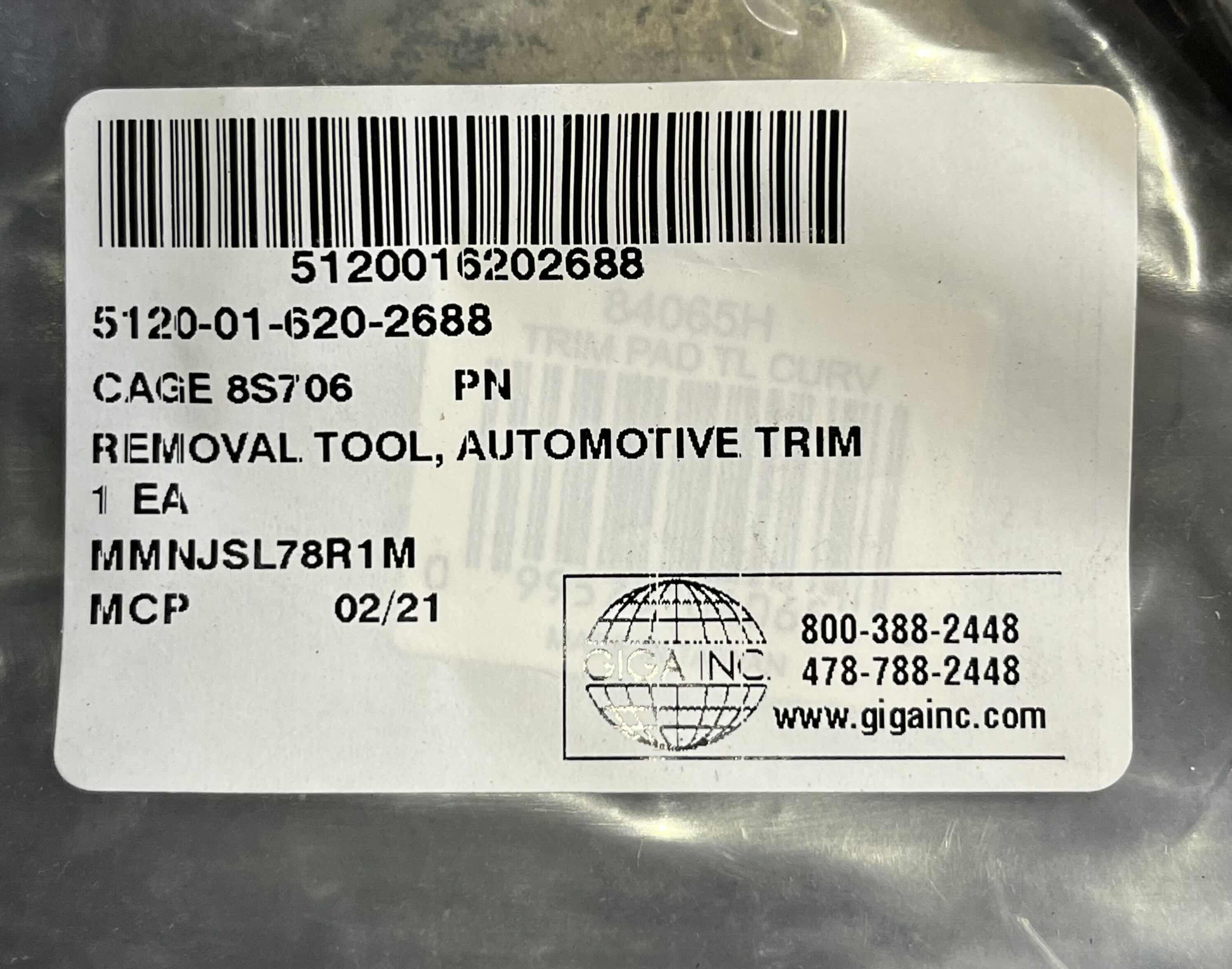 Photo 1 of GEARWRENCH YELLOW HANDLE TRIM PAD REMOVAL CURVED SHANK TOOL 2-PACK