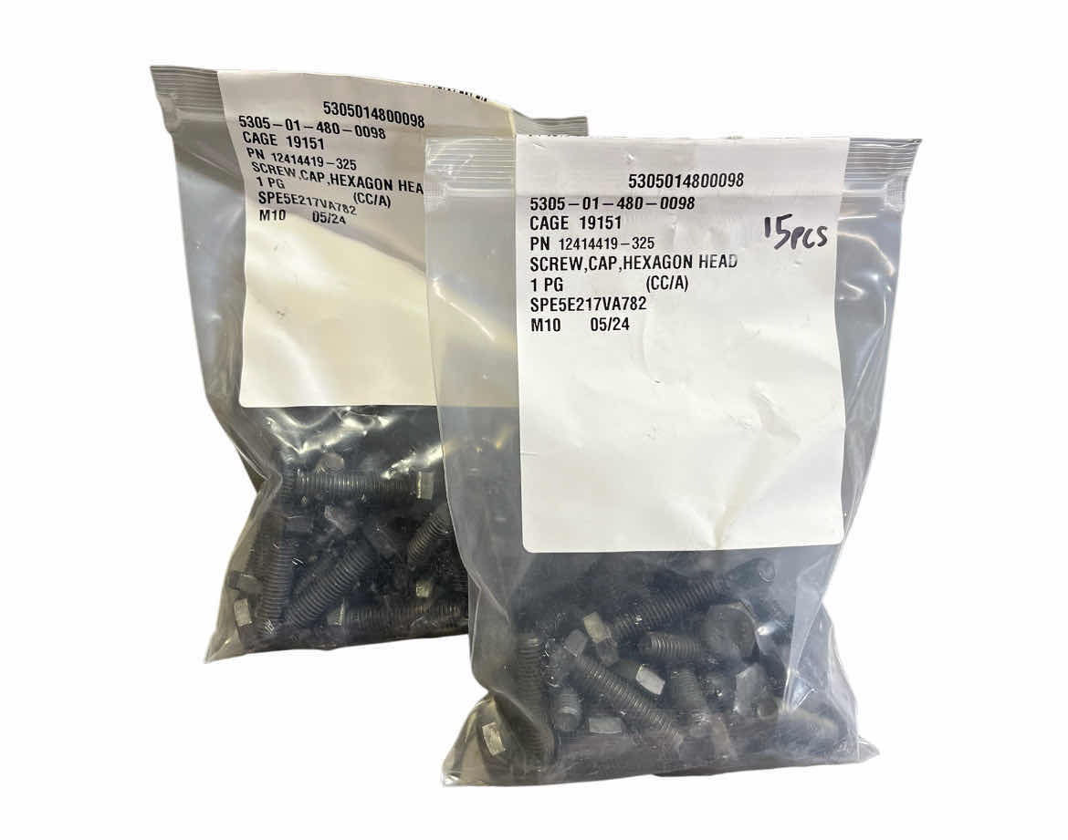 Photo 1 of HEXAGON M10 HEAD CAP BLACK OXIDE BOLTS/SCREWS 15PCS 2-PACK
