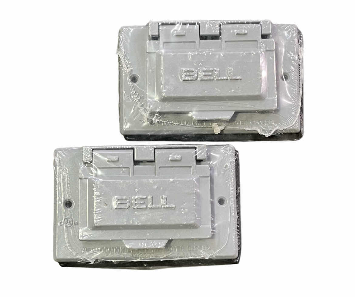 Photo 1 of HUBBELL ELECTRIC BELL SINGLE GANG WATERPROOF DEVICE COVER 2-PACK