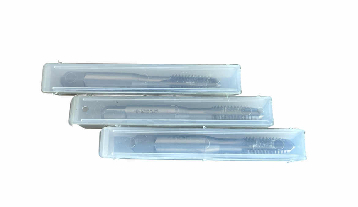 Photo 1 of HIGH SPEED STEEL SPIRAL POINT TAP 3/8”-16 NC CH3 HS USA K04165 3-PACK