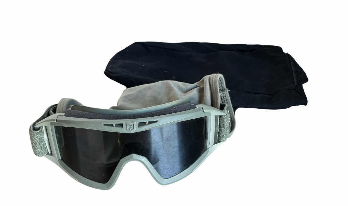 Photo 1 of APEL REVISION DESERT LOCUST TINTED BALLISTIC SAFETY GOGGLES W SOFT CASE