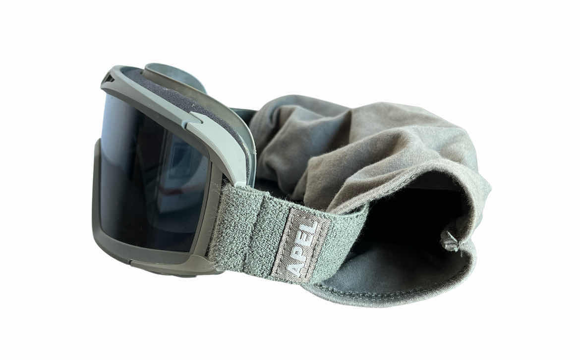 Photo 1 of APEL REVISION DESERT LOCUST TINTED BALLISTIC SAFETY GOGGLES W SOFT CASE