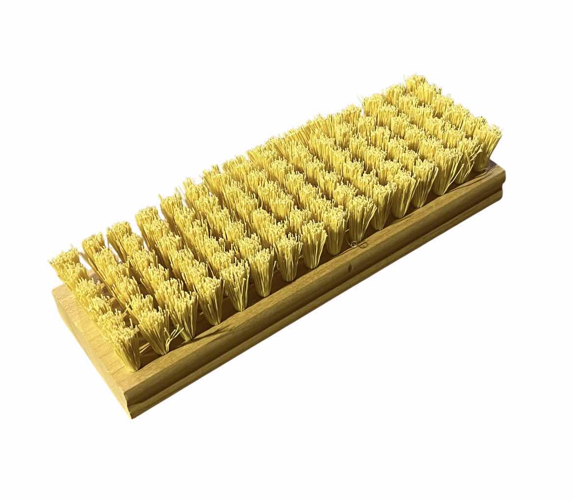 Photo 2 of INDUSTRIES BLIND NATURAL WOOD HANDLE SCRUB BRUSH 3-PACK 8” X 2.75”