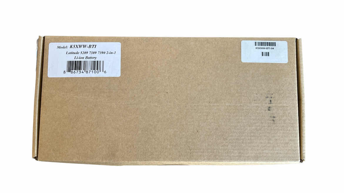 Photo 1 of BTI 7.6V 60WH STANDARD RECHARGEABLE LI-ION BATTERY K5XWW-BTI