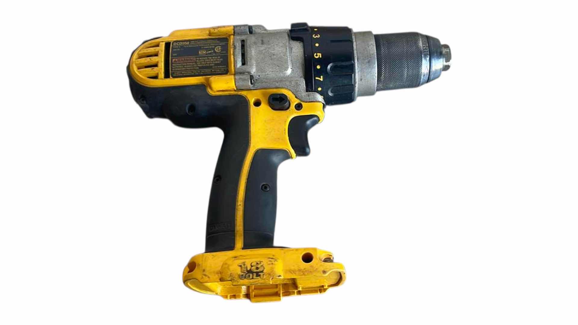 Photo 1 of DEWALT 18V DRIVER DRILL & DEWALT 18V CORDLESS VARIABLE SPEED RECIPROCATING SAW (TOOL ONLY)