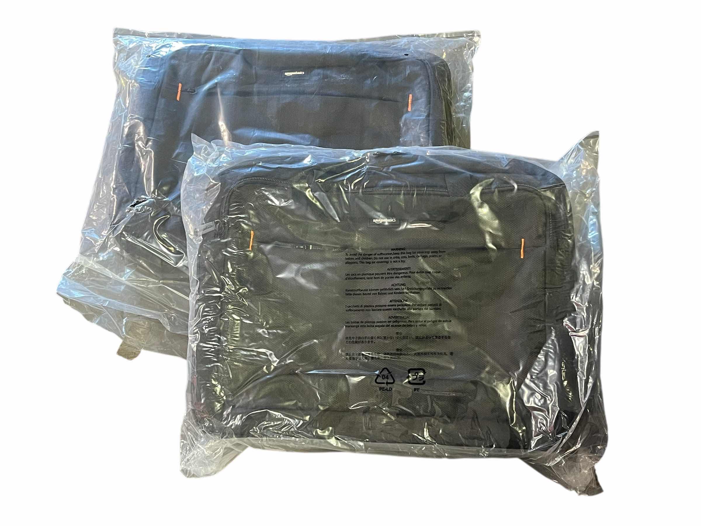 Photo 1 of AMAZON BASICS 15.6” LAPTOP TABLET CASE BAG 2-PACK