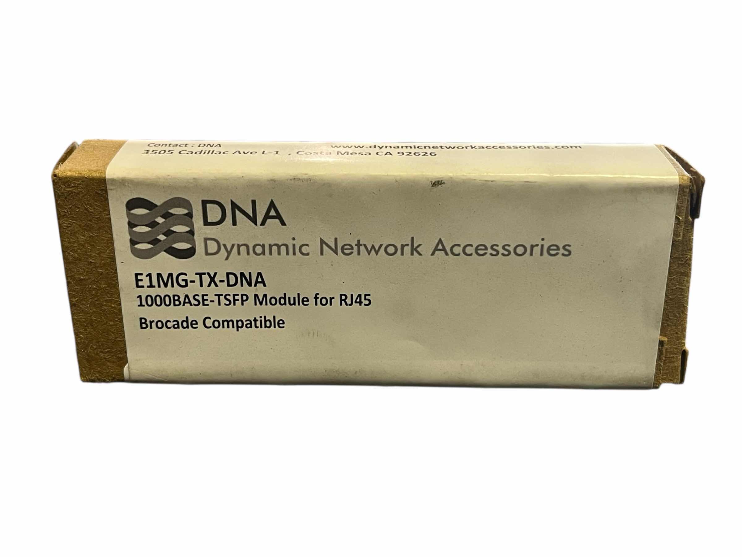 Photo 1 of DNA E1MG-TX-DNA 1000BASE-TSFP MODULE FOR RJ45 BROCADE COMPATIBLE