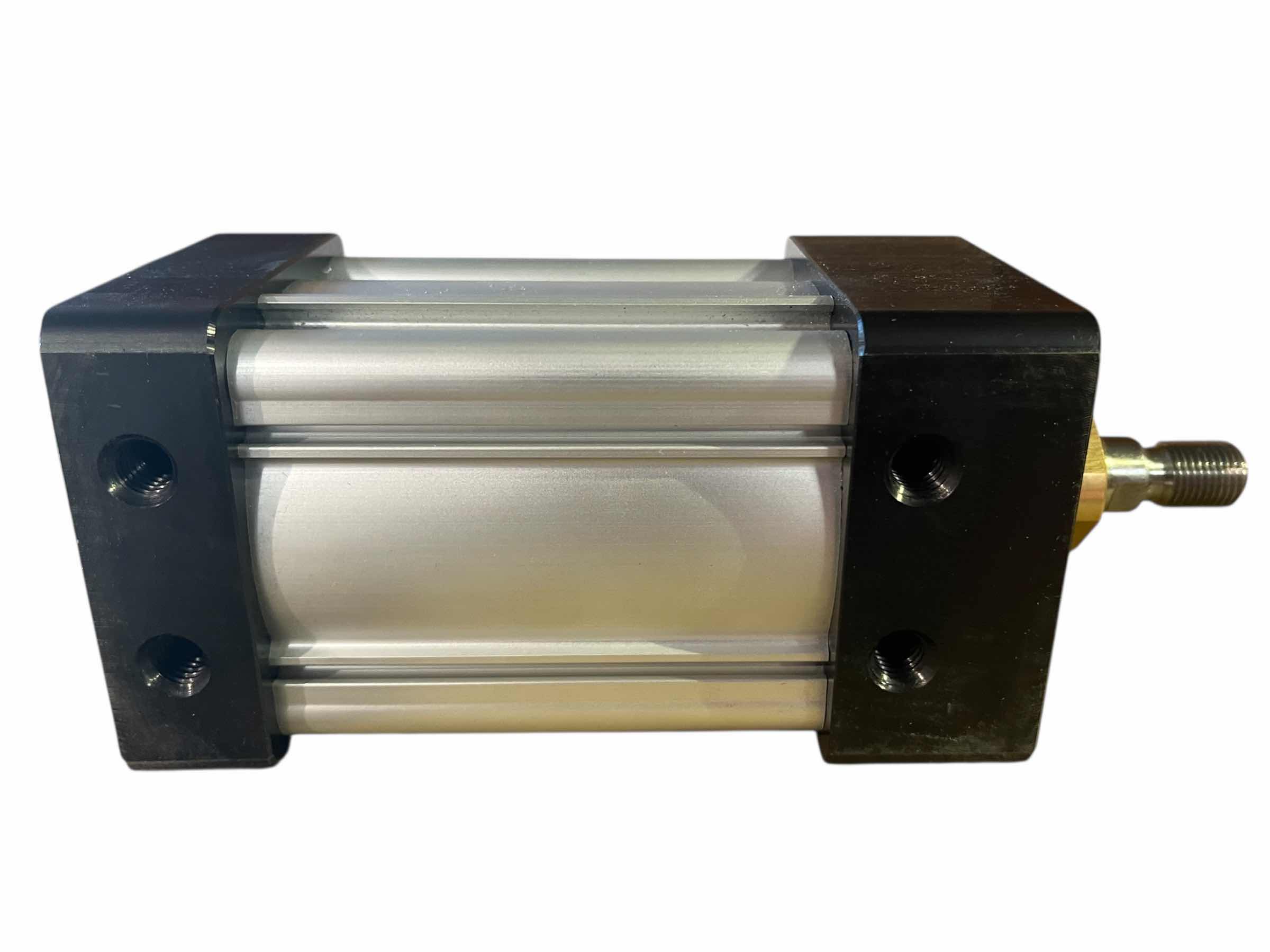 Photo 1 of PARKER HANNIFIN 4MA SERIES DOUBLE ACTING NON-LUBE NFPA SINGLE END TIE ROD PNEUMATIC CYLINDER 2” STROKE 2.50T4MA3U14A02.00