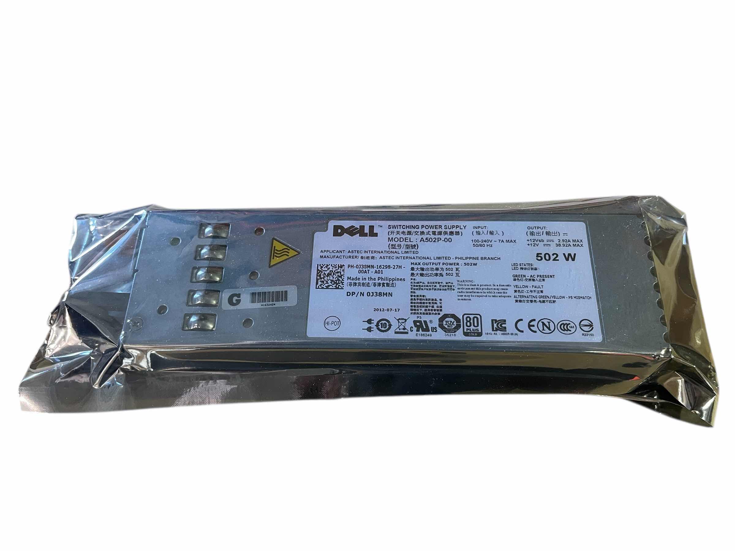 Photo 1 of DELL SWITCHING POWER SUPPLY A502P-00