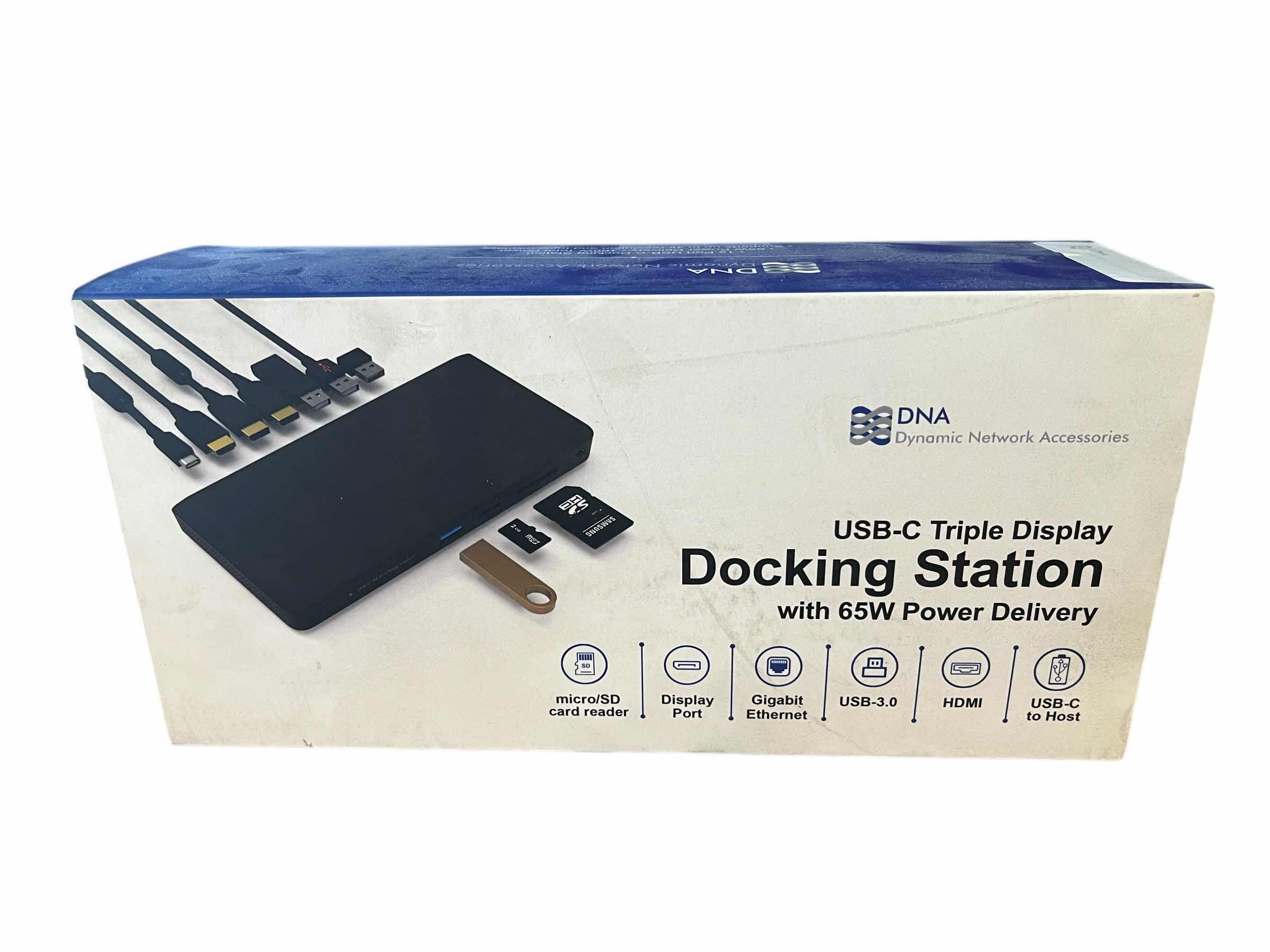Photo 1 of DNA USB-C TRIPLE DISPLAY 65W POWER DELIVERY DOCKING STATION