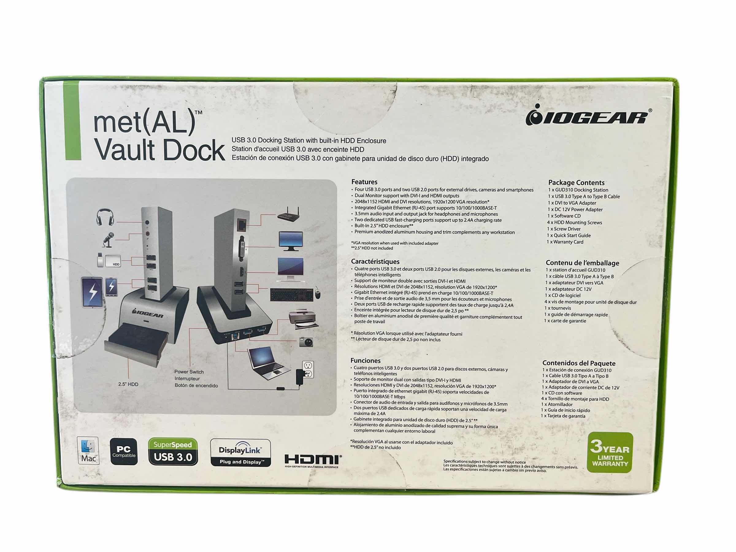 Photo 1 of IOGEAR MET(AL) VAULT DOCK