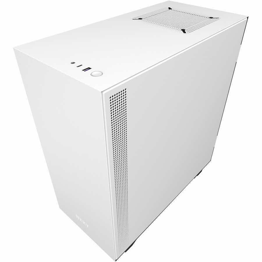Photo 1 of NZXT MATTE WHITE/BLACK PREMIUM COMPACT MID-TOWER ATX CASE H510i
