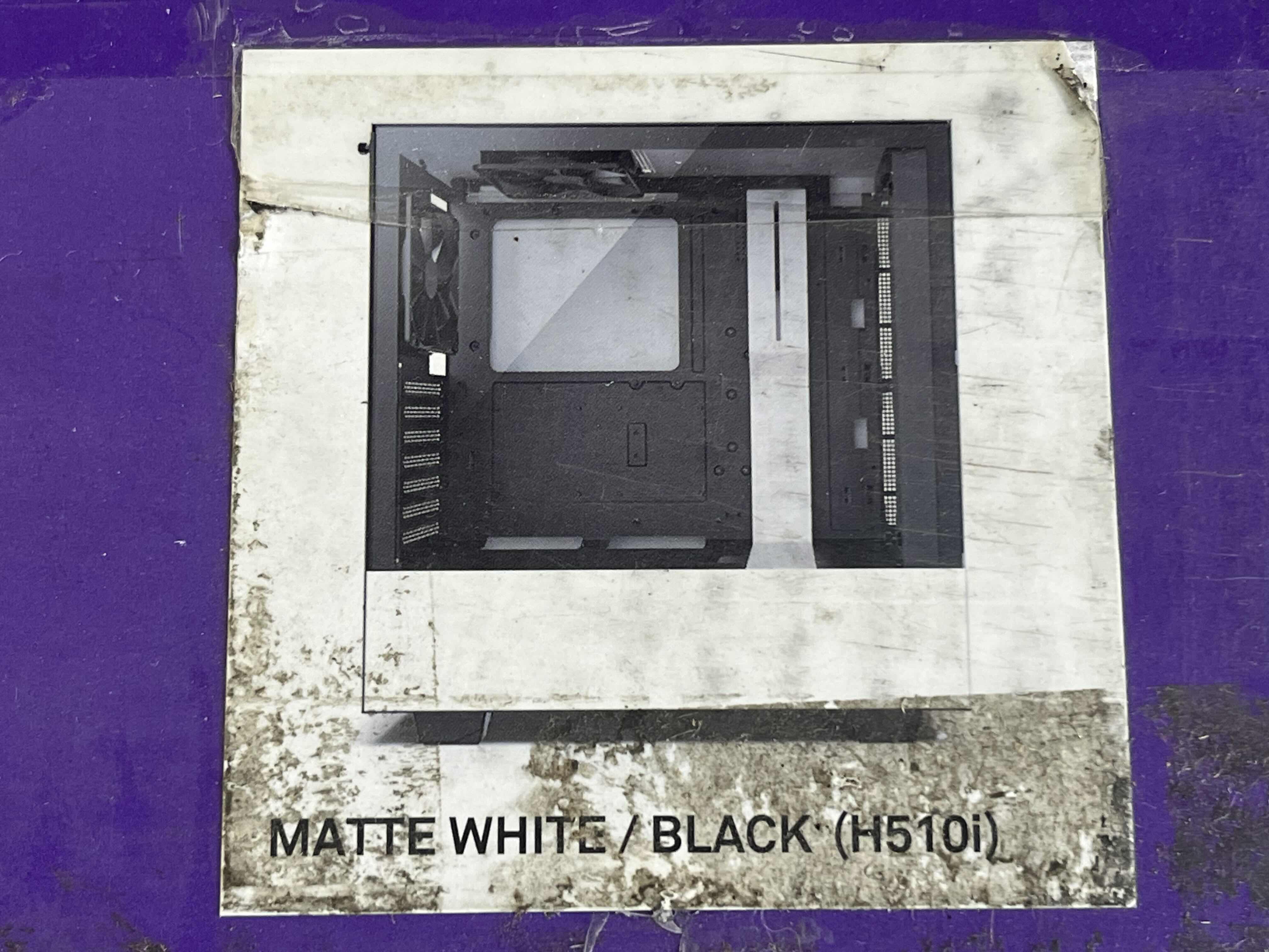 Photo 1 of NZXT MATTE WHITE/BLACK PREMIUM COMPACT MID-TOWER ATX CASE H510i