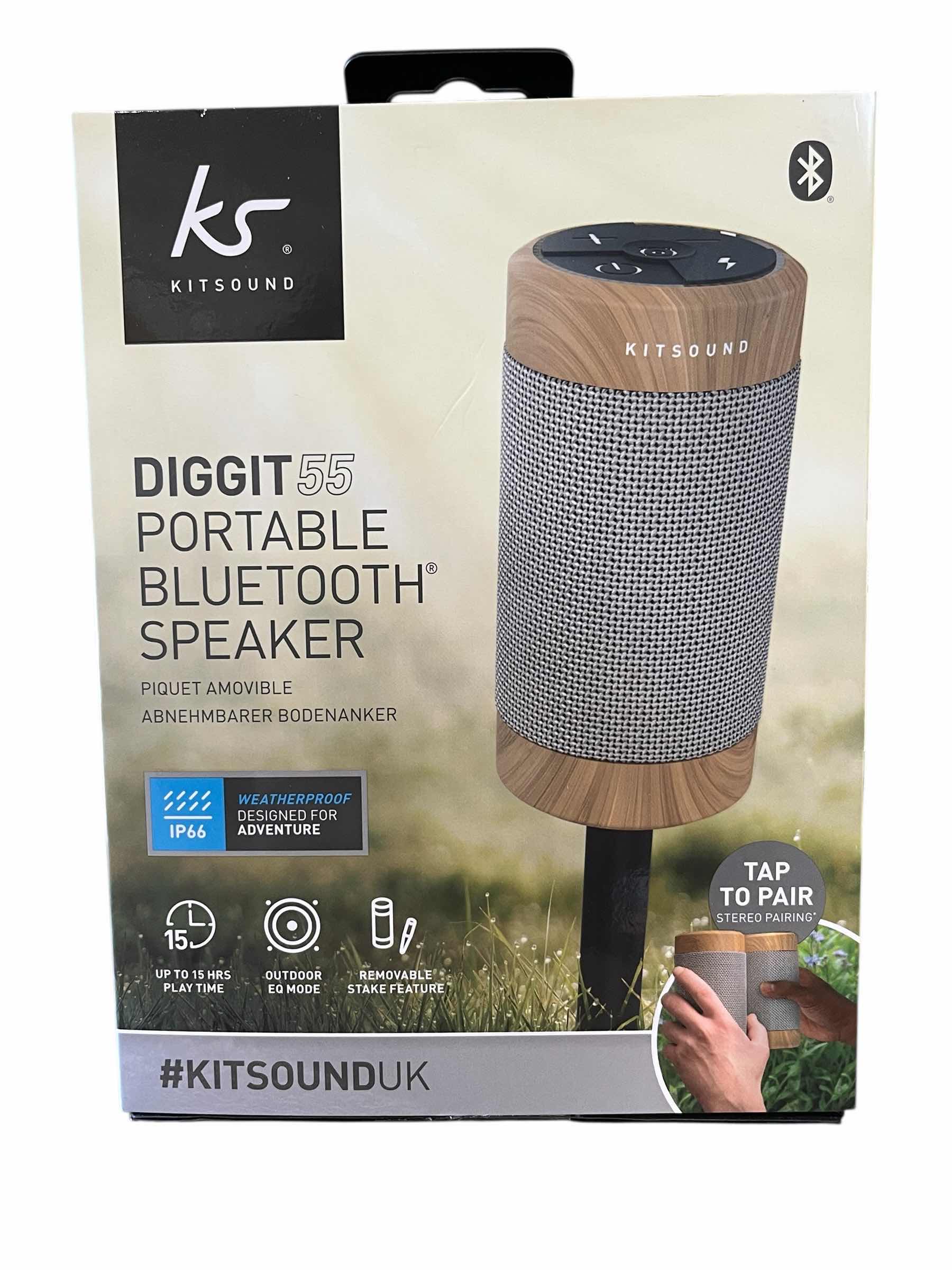 Photo 1 of KITSOUND DIGGIT PORTABLE BLUETOOTH SPEAKER