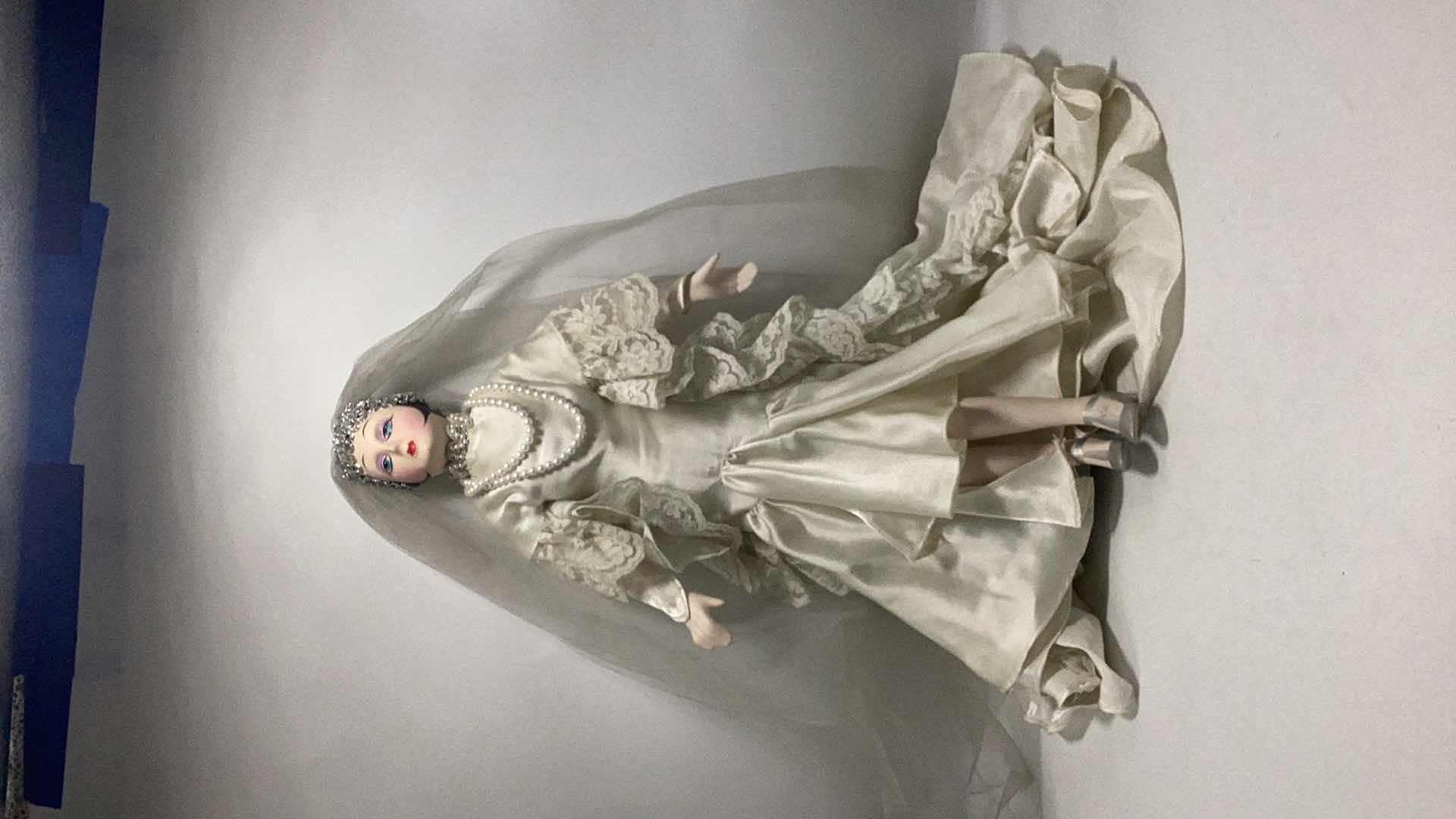 Photo 5 of COLLECTIBLE PORCELAIN DOLL H17”