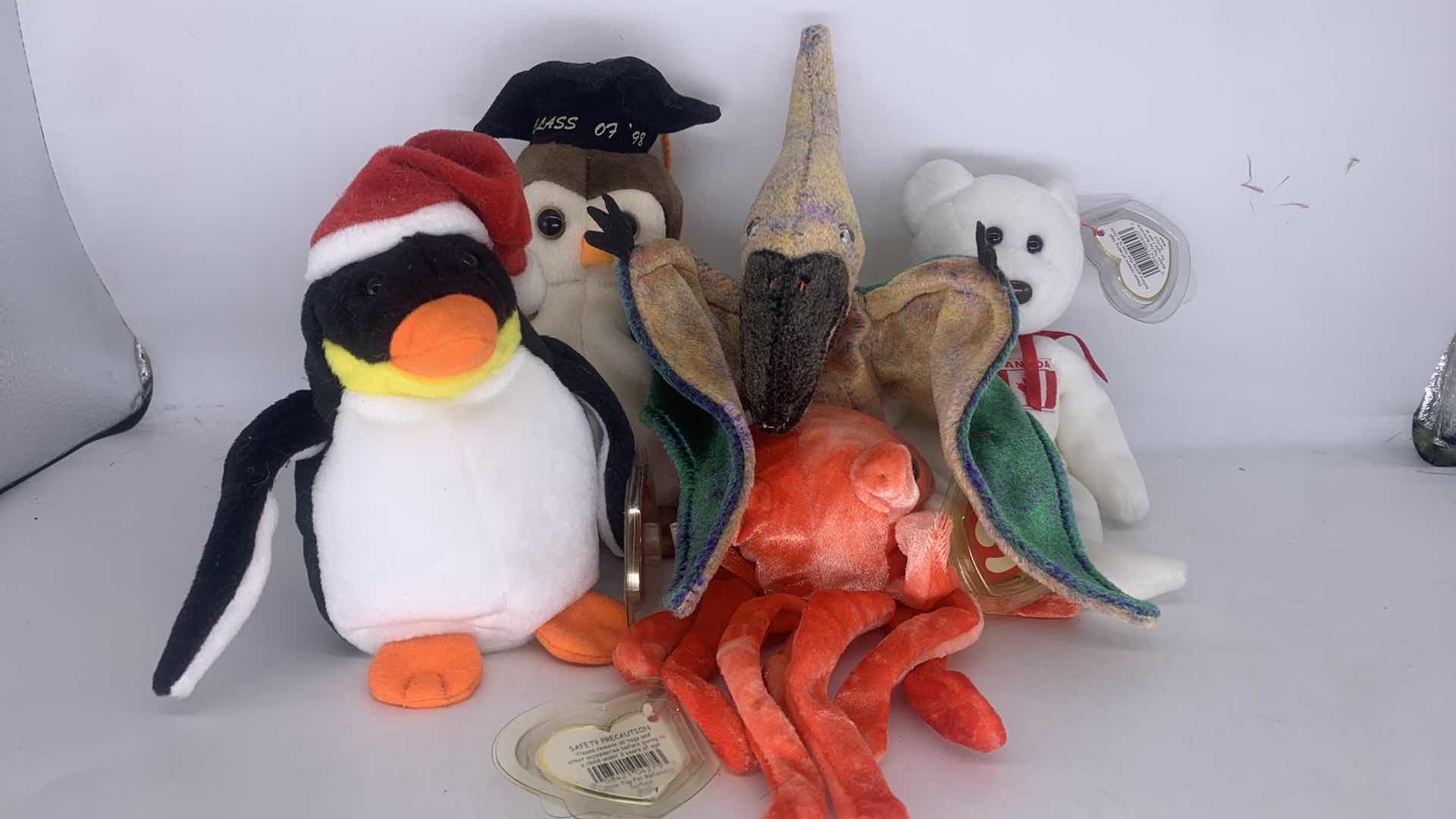 Photo 1 of FIVE NWT COLLECTIBLE TY BEANIES.