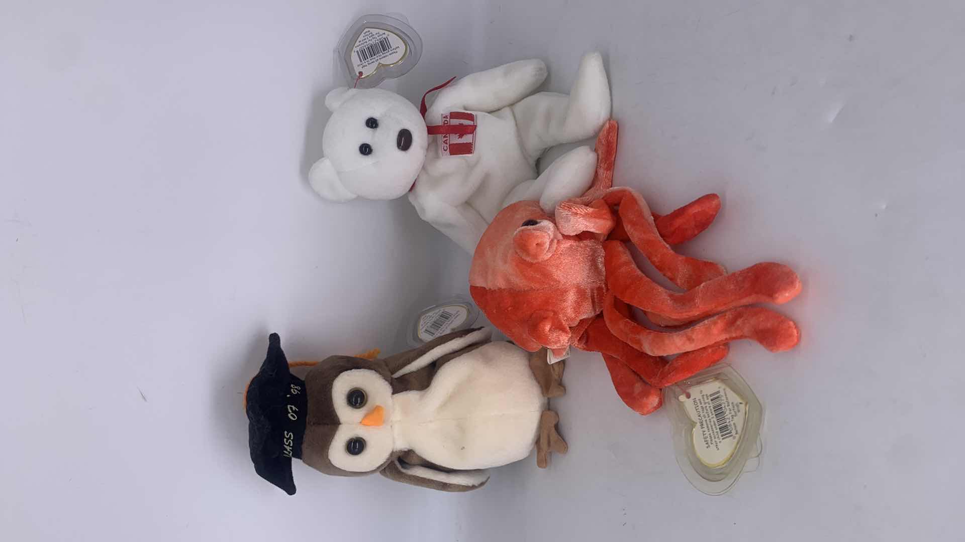 Photo 2 of FIVE NWT COLLECTIBLE TY BEANIES.