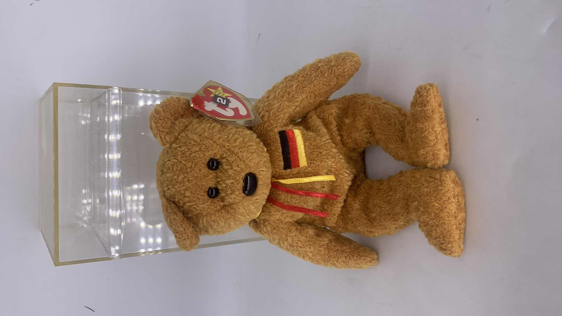 Photo 1 of NEW W TAGS RARE GERMANIA TY BEANIE IN CASE