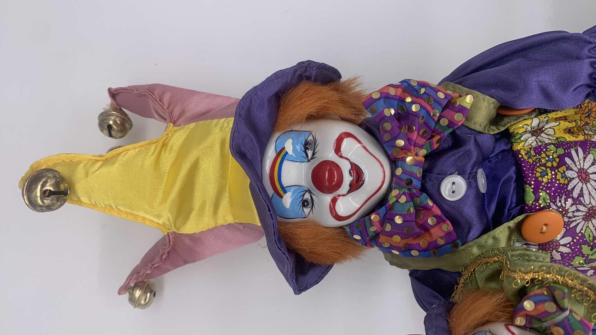 Photo 2 of COLLECTIBLE PORCELAIN CLOWN DOLL, H16”