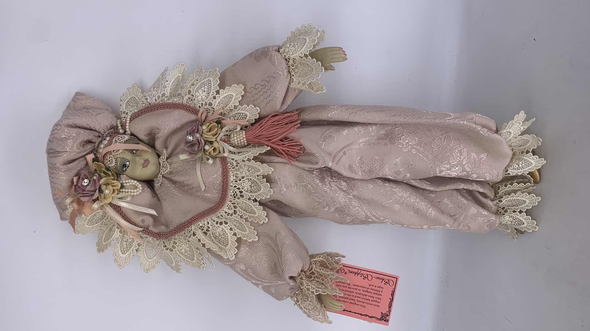 Photo 1 of PORCELAIN HAND PAINTED COLLECTOR DOLL H19”