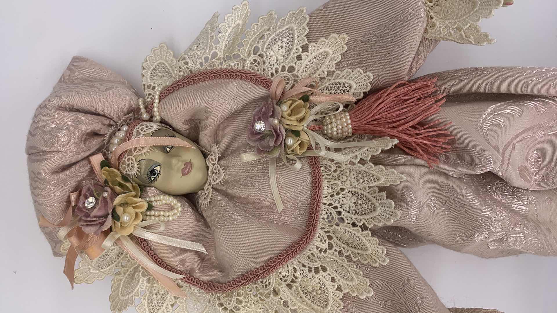 Photo 1 of PORCELAIN HAND PAINTED COLLECTOR DOLL H19”