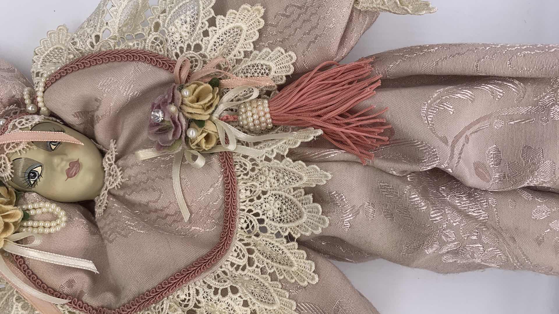 Photo 1 of PORCELAIN HAND PAINTED COLLECTOR DOLL H19”