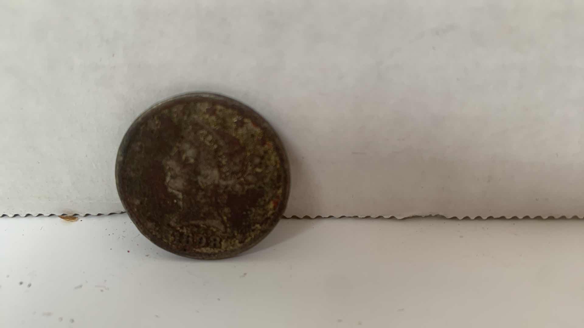 Photo 3 of RARE ANTIQUE COIN 1898