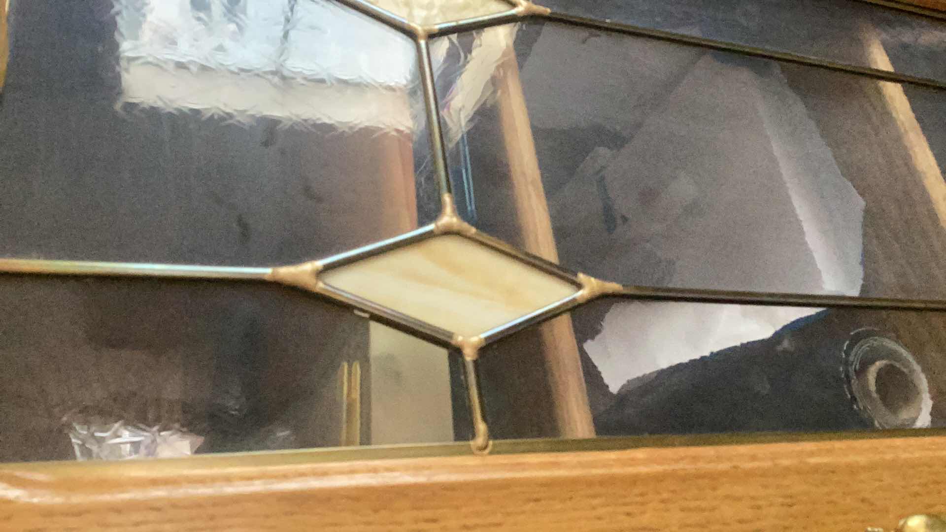 Photo 1 of VINTAGE CHINA CABINET 42” X 19” H 75” CONTENTS NOT INCLUDED