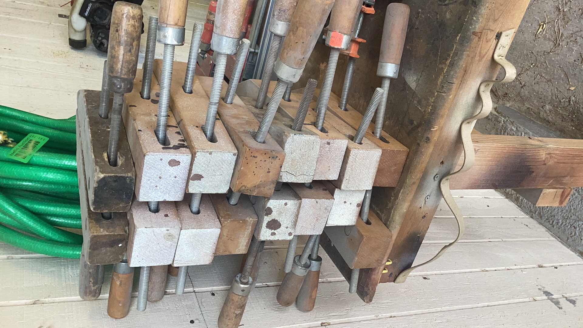 Photo 1 of 8 WOODEN CLAMPS