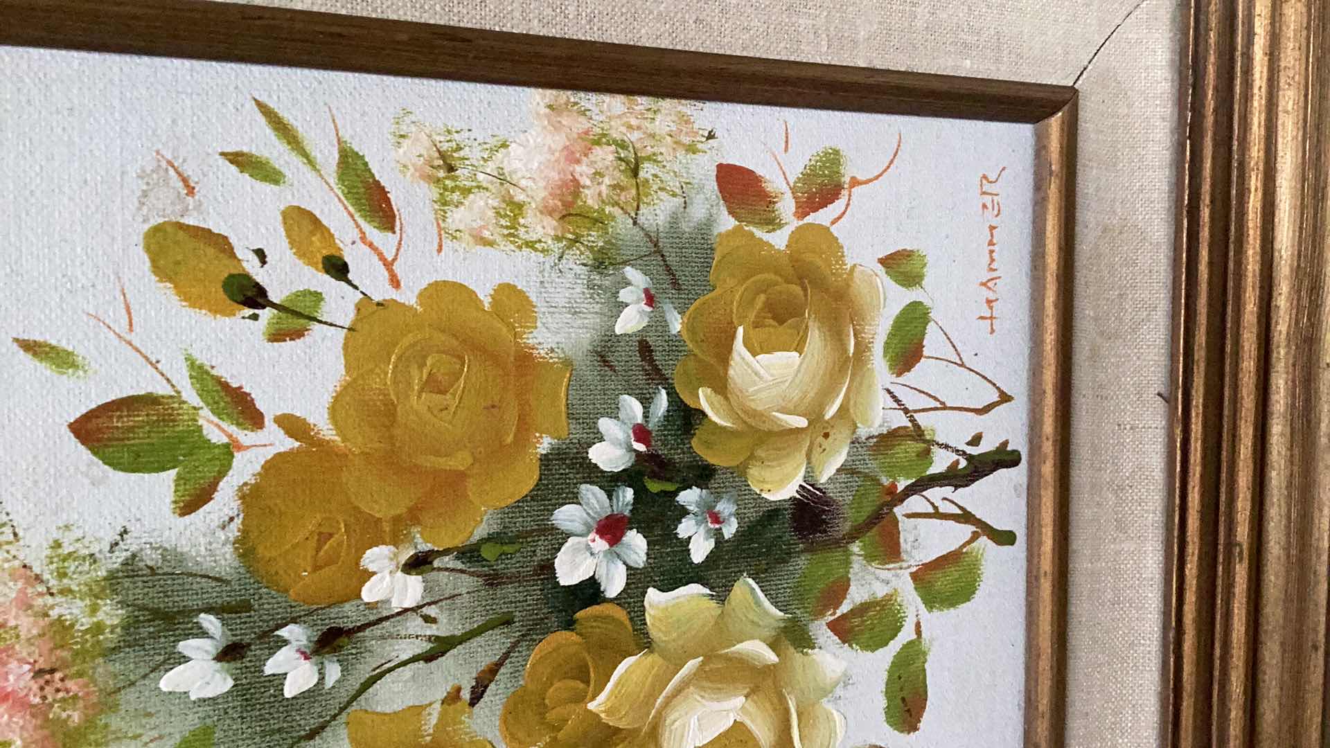 Photo 1 of FLOWER PAINTING 15”x18”