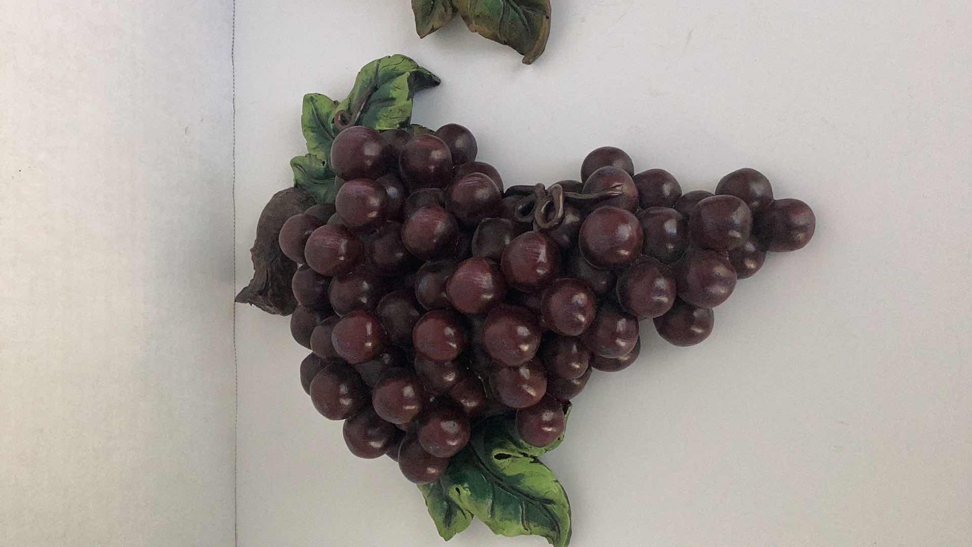 Photo 1 of TWO GRAPE INSPIRED WALL HANGINGS 11” X 12”
