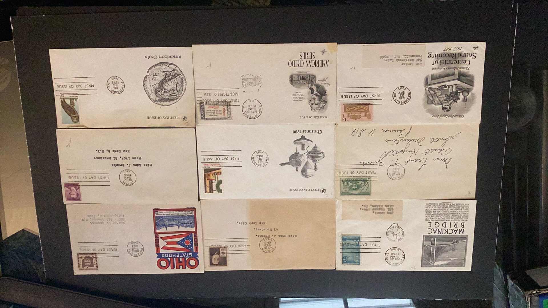 Photo 1 of FIRST DAY OF ISSUE STAMPS 1940’S THRU 1980’S