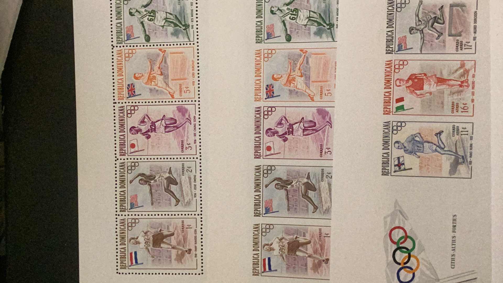 Photo 1 of DOMINICAN REPUBLIC SOUVENIR SHEETS PERFECT AND IMPERFECT