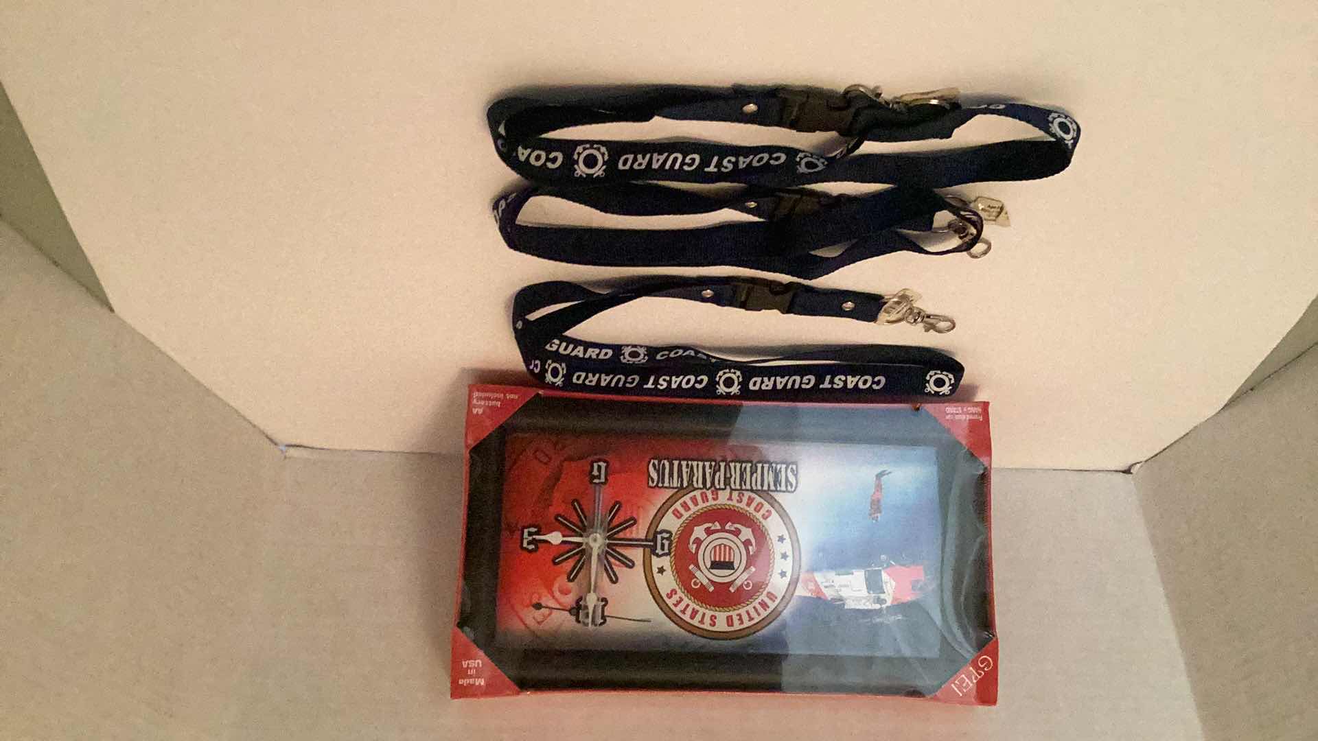 Photo 1 of COAST GUARD CLOCK AND LANYARD