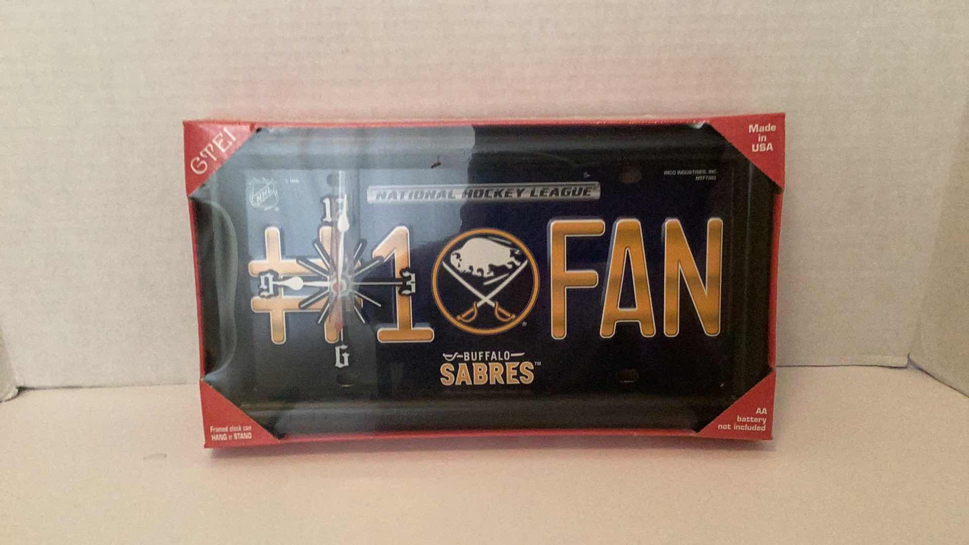 Photo 2 of BUFFALO SABRES CLOCK