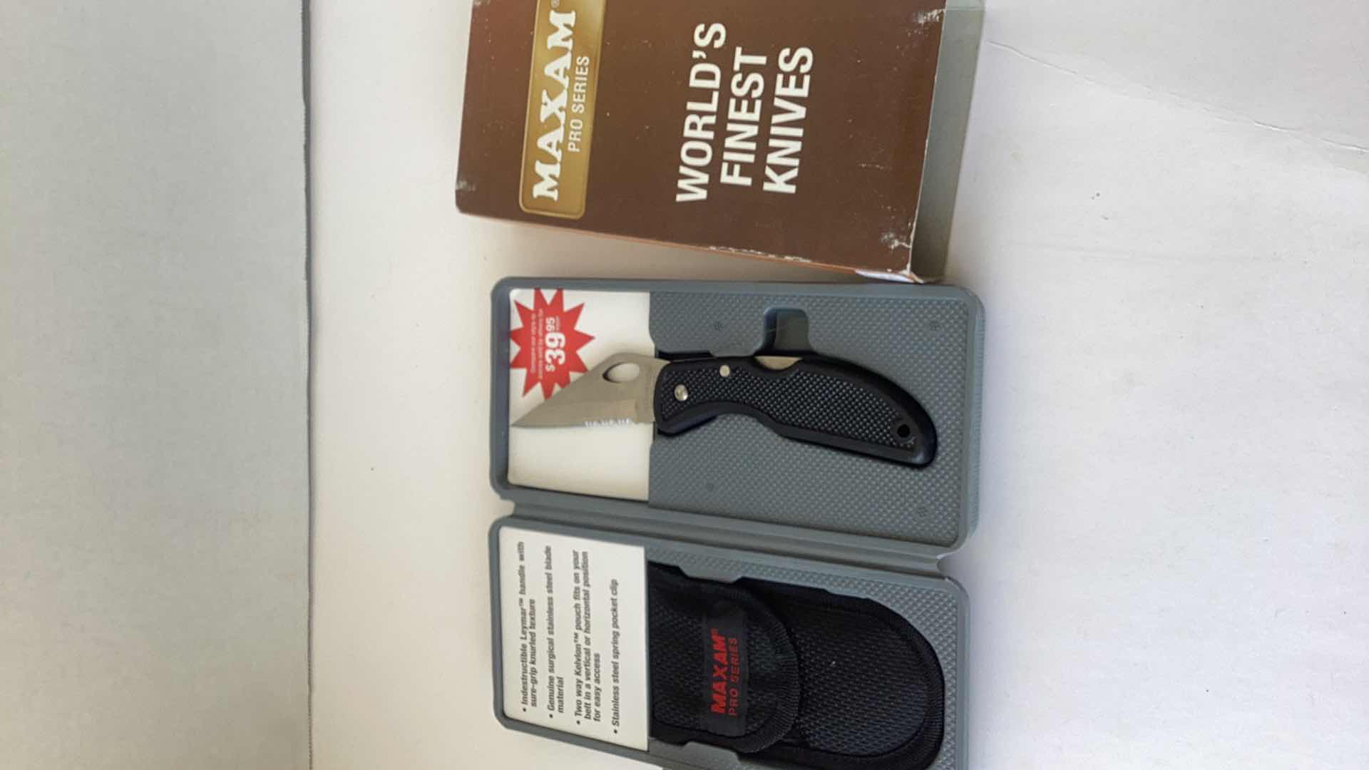 Photo 1 of MAXAM PRO SERIES KNIFE 8” LONG WITH CASE