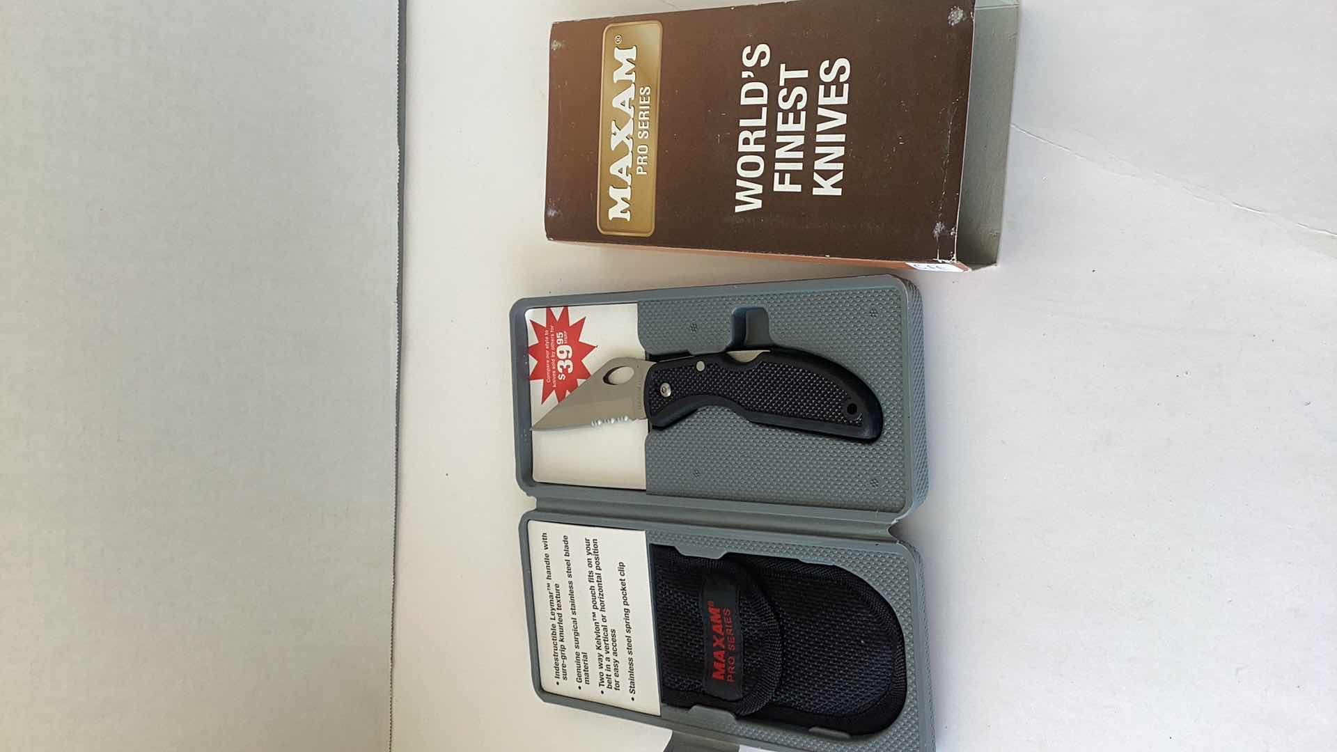 Photo 1 of MAXAM PRO SERIES KNIFE 8” LONG WITH CASE