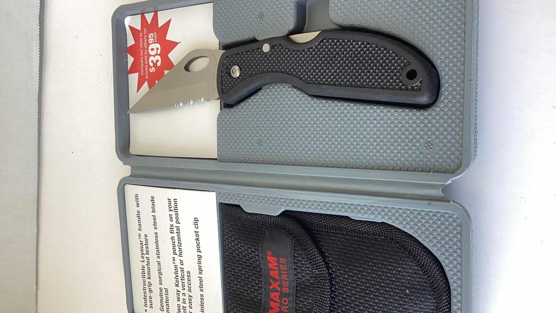 Photo 1 of MAXAM PRO SERIES KNIFE 8” LONG WITH CASE