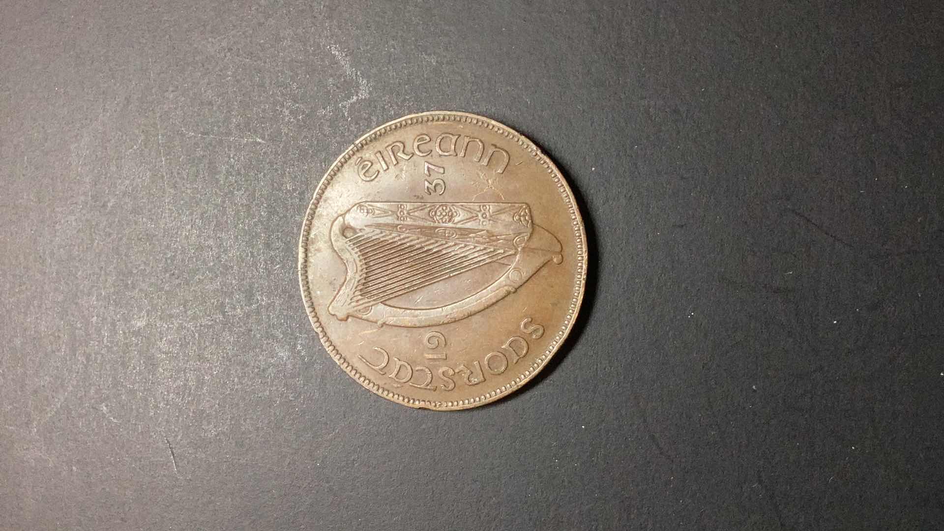Photo 1 of IRELAND-1937 PENNY $16