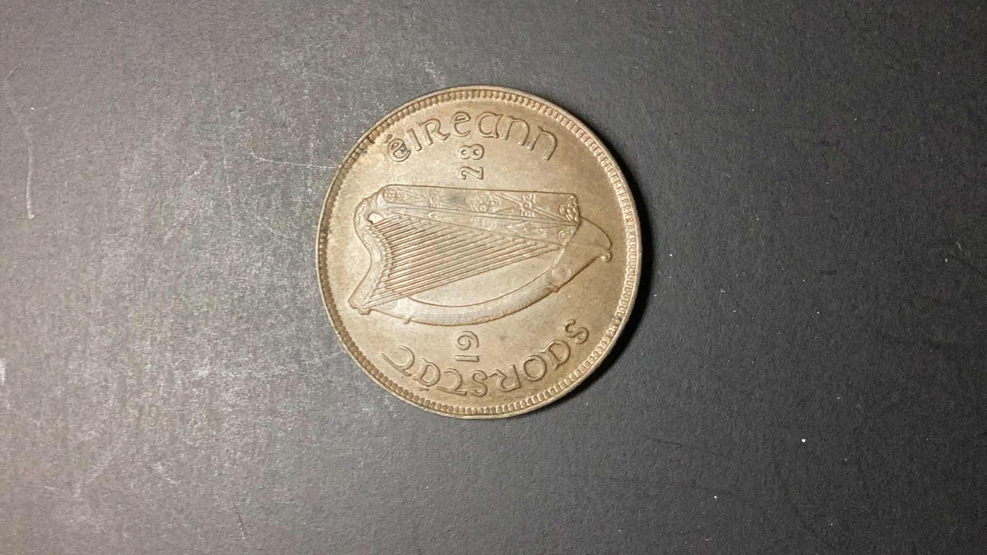Photo 1 of IRELAND-1928 PENNY $25