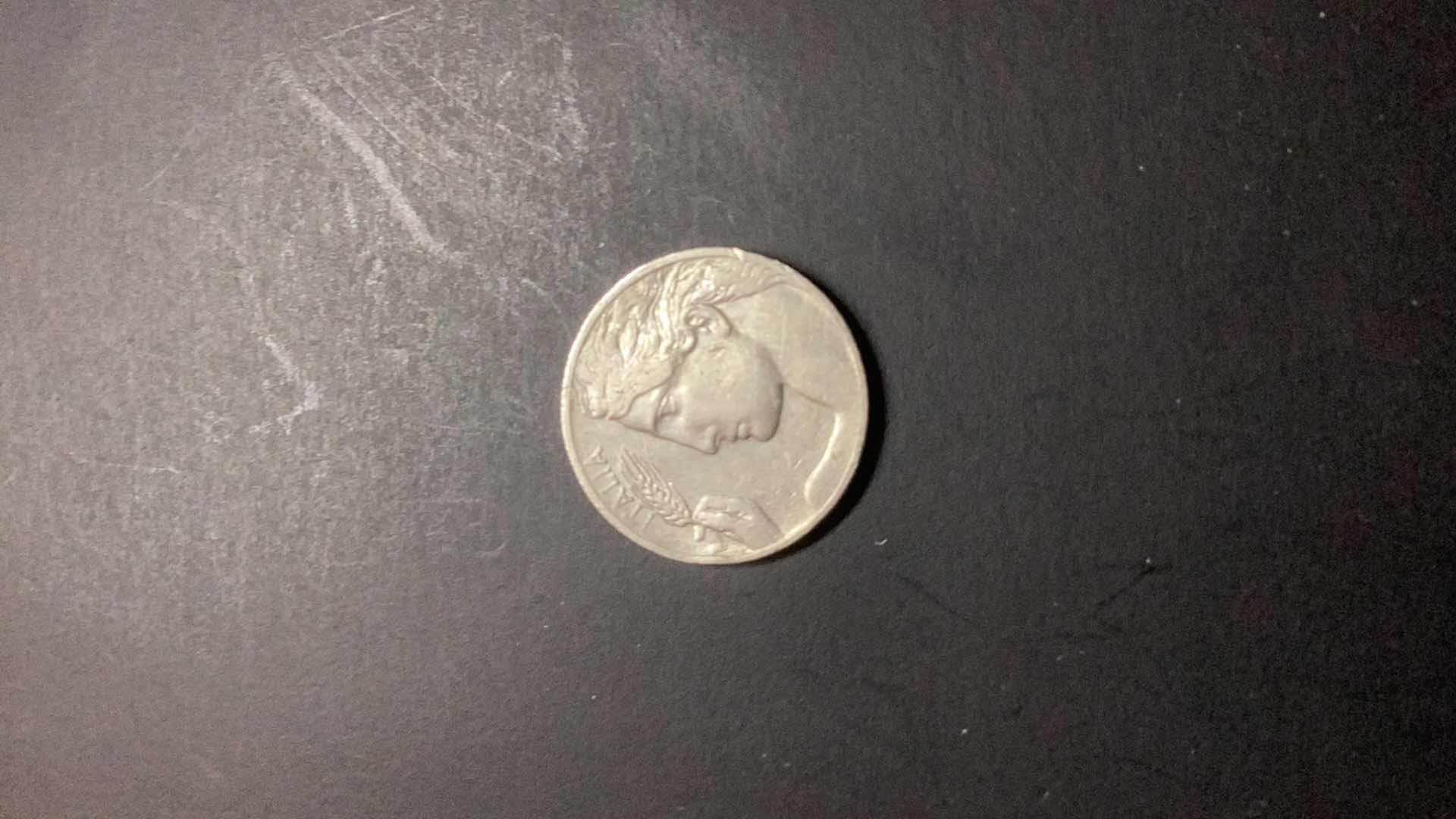 Photo 1 of ITALY-1911 20 CENTESIMI $15