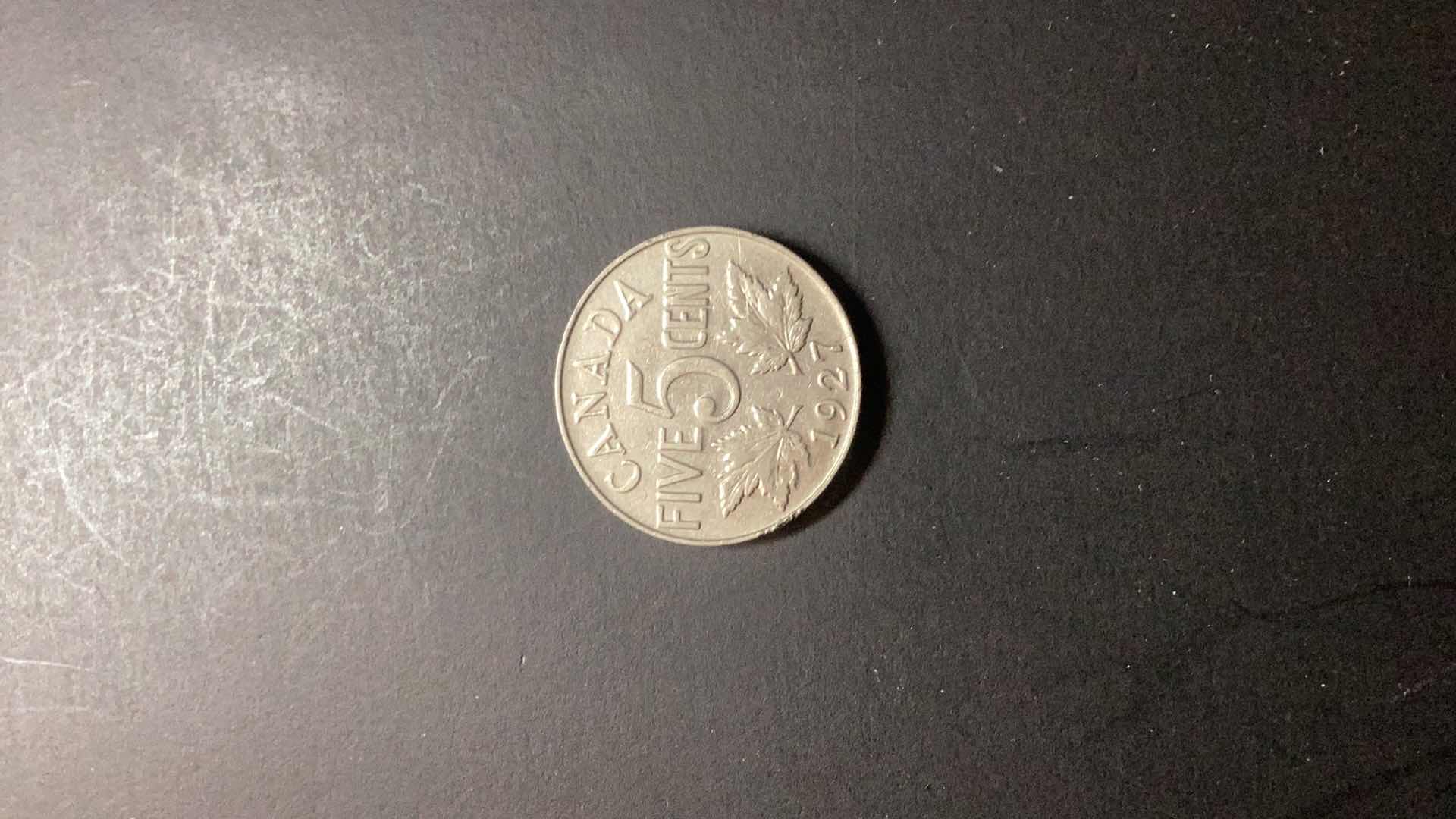 Photo 1 of CANADA-1927 5 CENTS $14