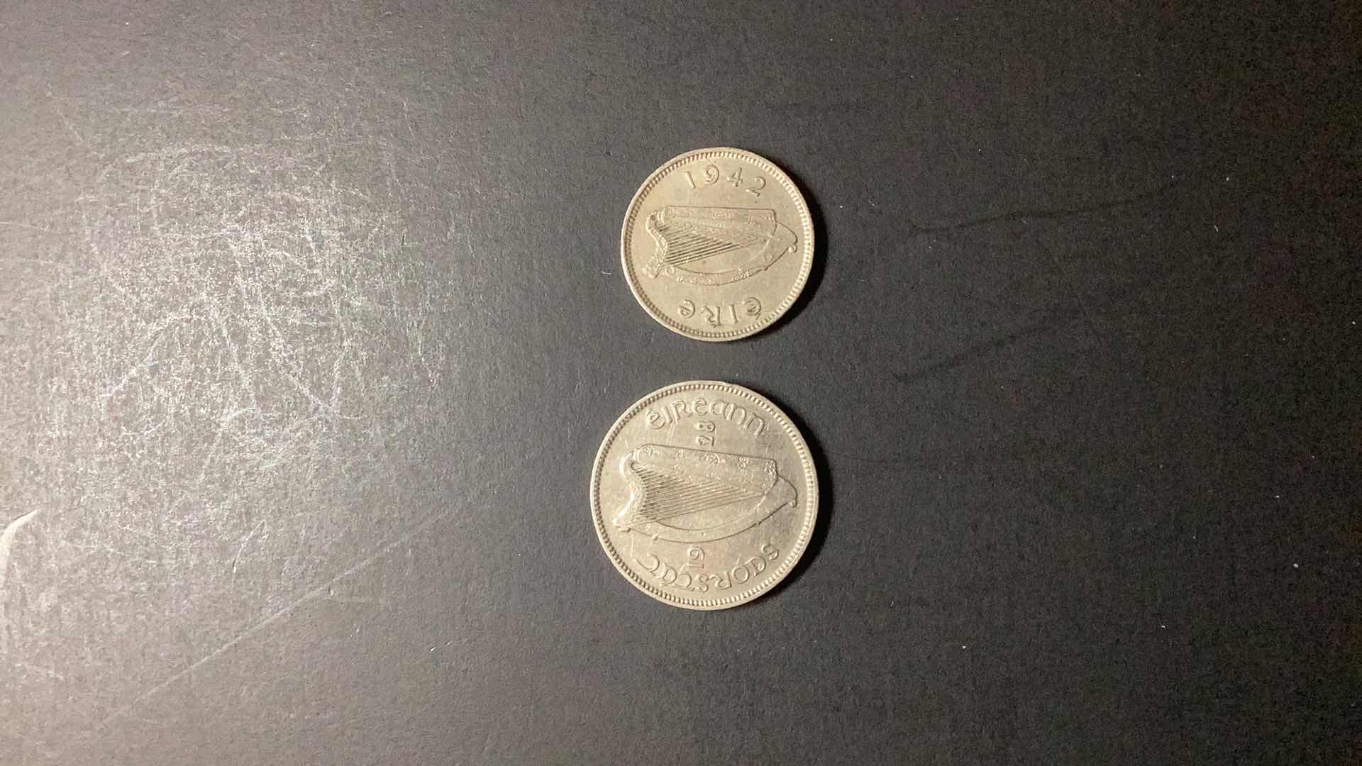 Photo 1 of IRELAND-1928/1942 6 PENCE AND 3 PENCE $5