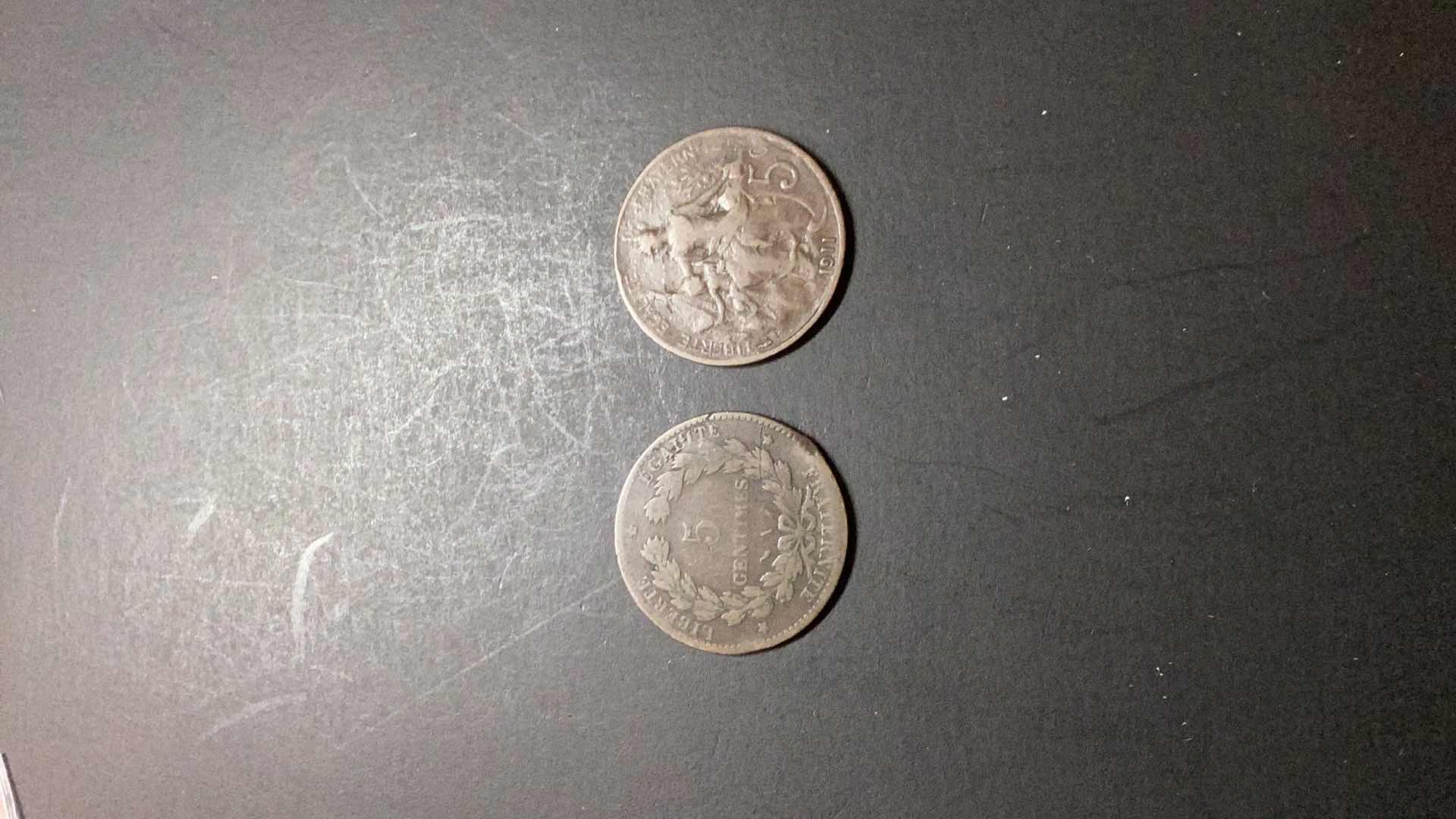 Photo 1 of FRANCE-1890/1911 5 CENTIMES $6/$10